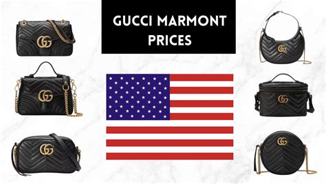 Gucci Marmont Price Reference Guide 2024 [US] 